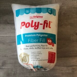 2.5 pounds of poly-fil. Fiber fill
